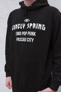 EMO POP PUNK PASSAU CITY hoodie - black